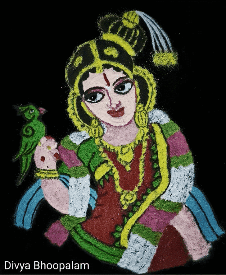 Magnificent Sita Navami Rangoli