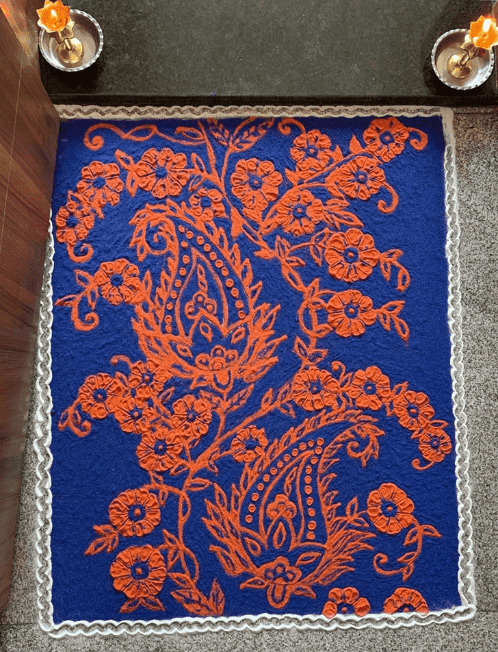 Mesmeric Sita Navami Rangoli