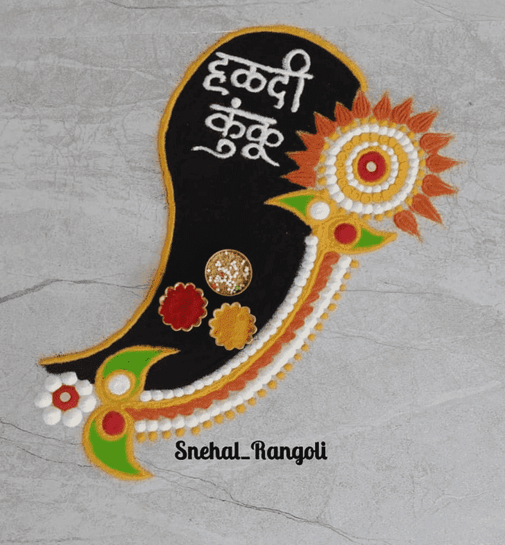 Splendid Sita Navami Rangoli