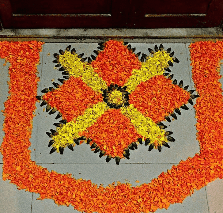 Stunning Sita Navami Rangoli