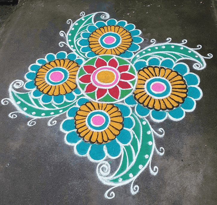 Superb Sita Navami Rangoli