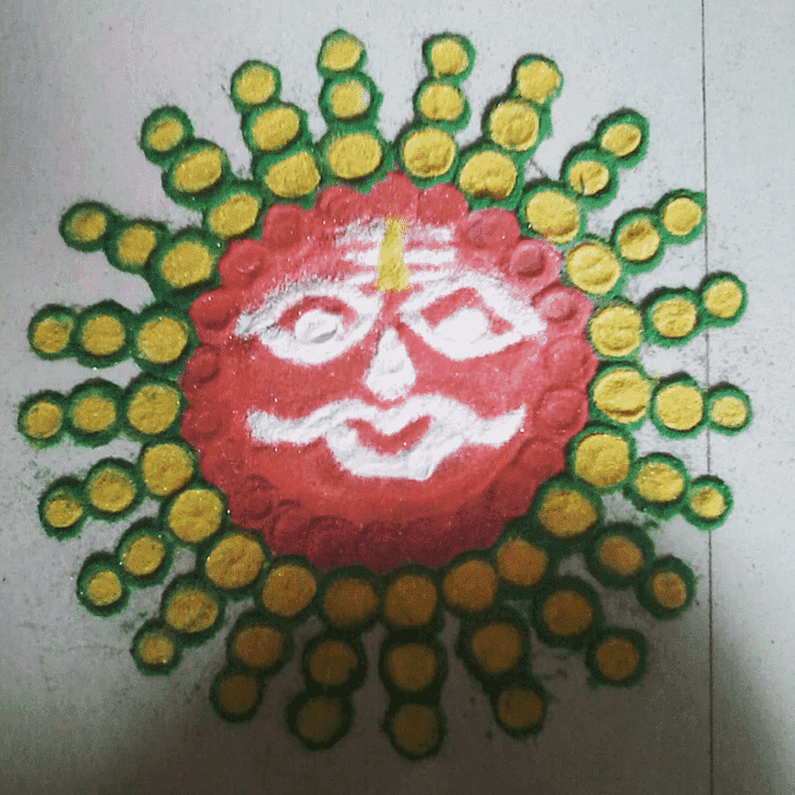 Adorable Somvati Amavasya Rangoli