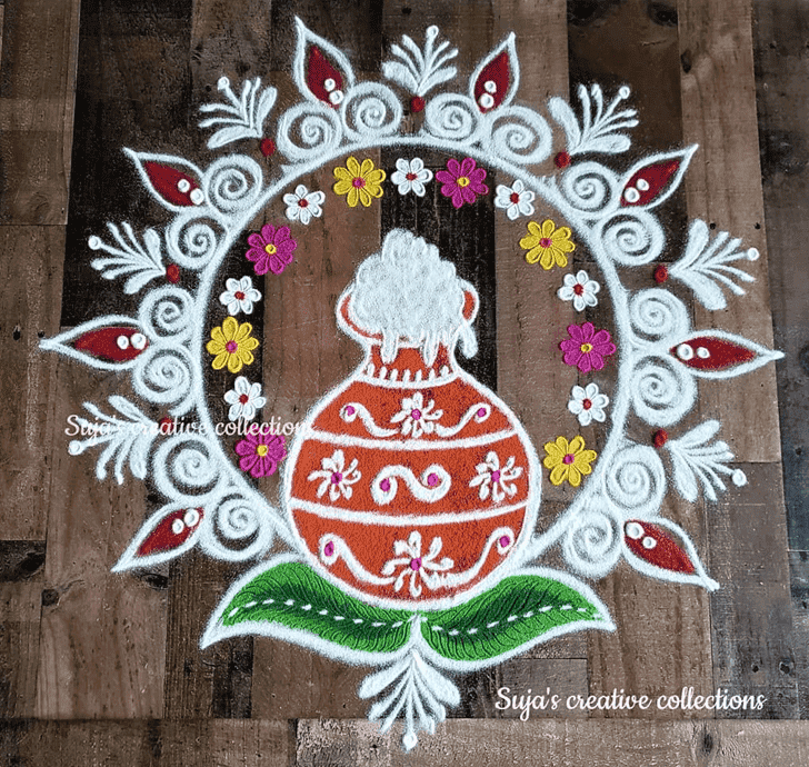 Stunning Somvati Amavasya Rangoli