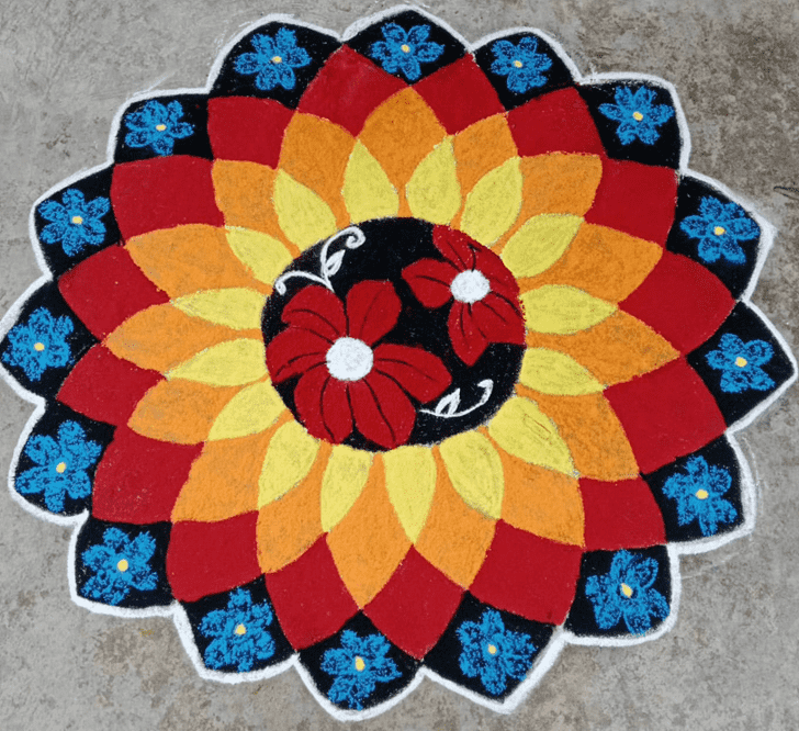 Classy Spain Rangoli