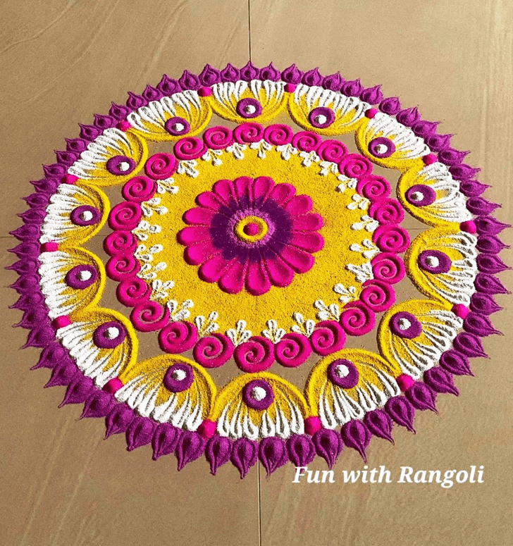 Dazzling Special Rangoli