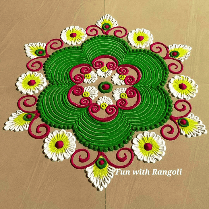 Delicate Special Rangoli