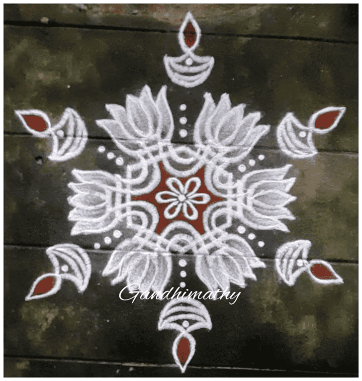 Delightful Special Rangoli