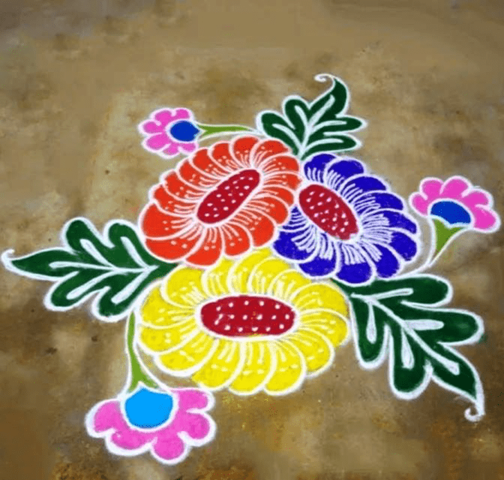 Enticing Special Rangoli