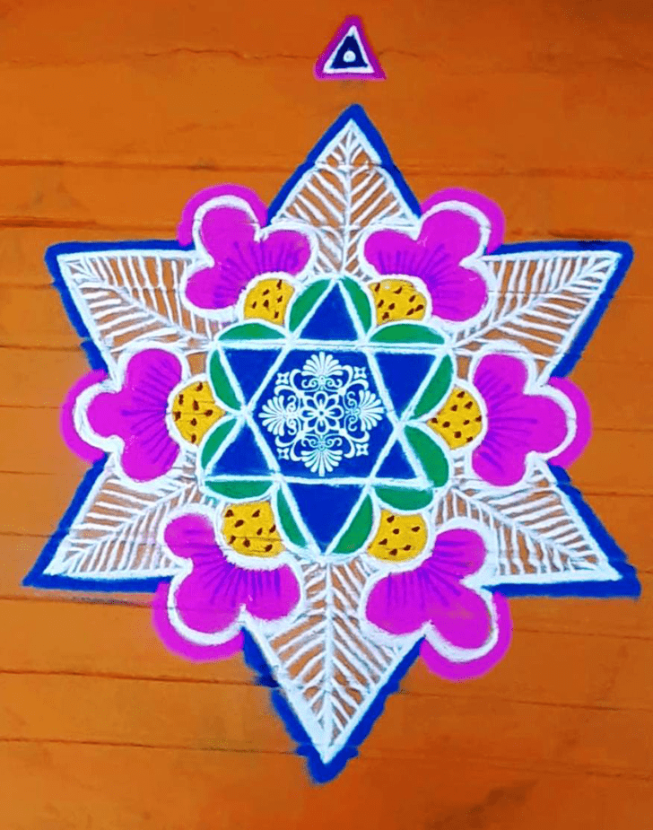 Fascinating Special Rangoli