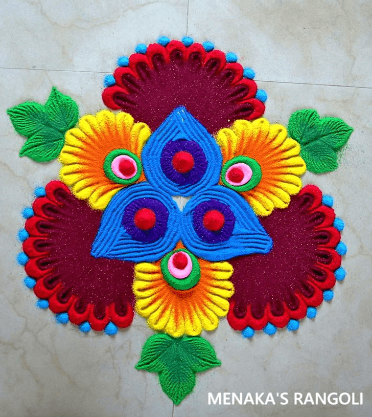 Inviting Special Rangoli