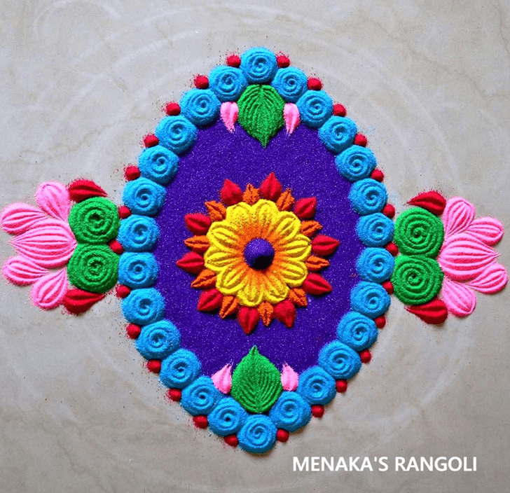 Lovely Special Rangoli Design