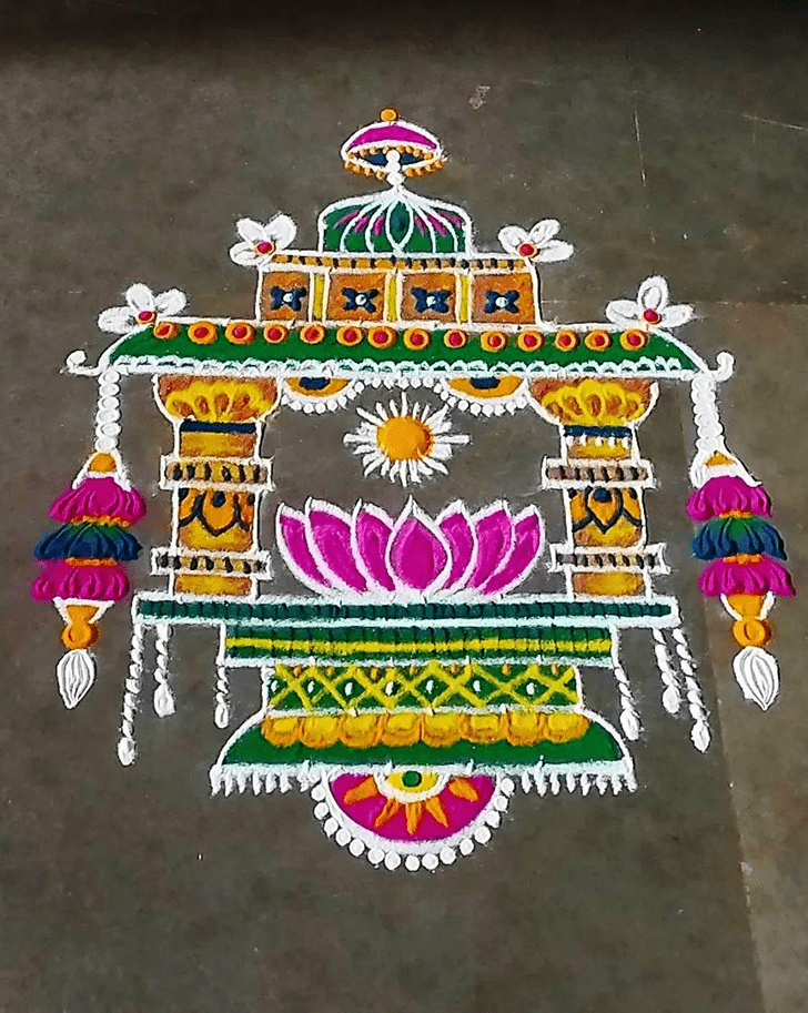 Marvelous Special Rangoli