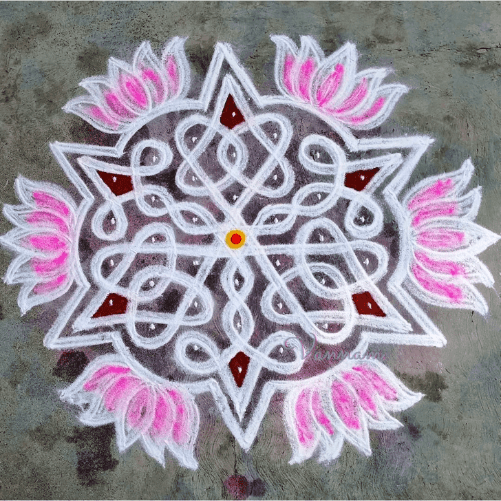 Stunning Special Rangoli