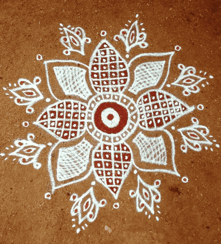 Excellent Sravana Amavasya Rangoli