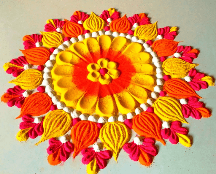 Magnetic Sravana Amavasya Rangoli