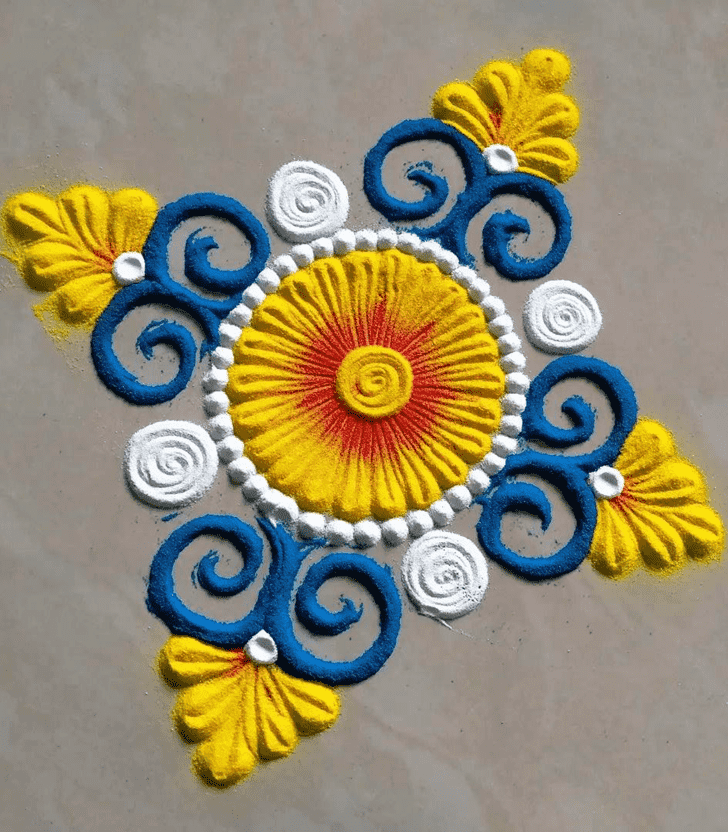 Magnificent Sravana Purnima Rangoli