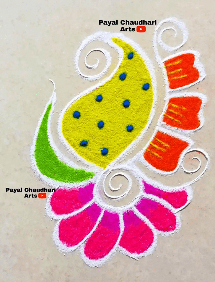 Stunning Sravana Purnima Rangoli