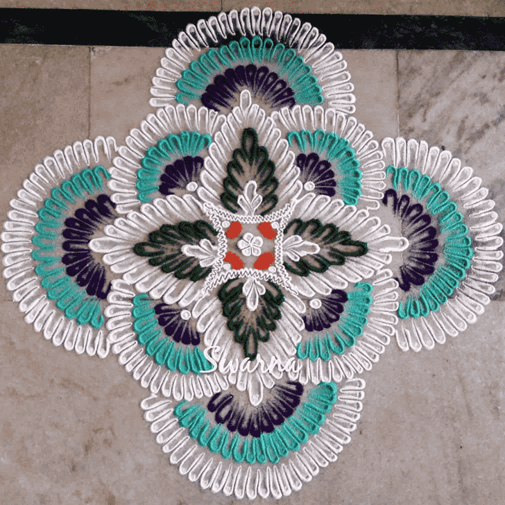 Enthralling Stunning Rangoli