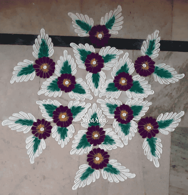 Fine Stunning Rangoli