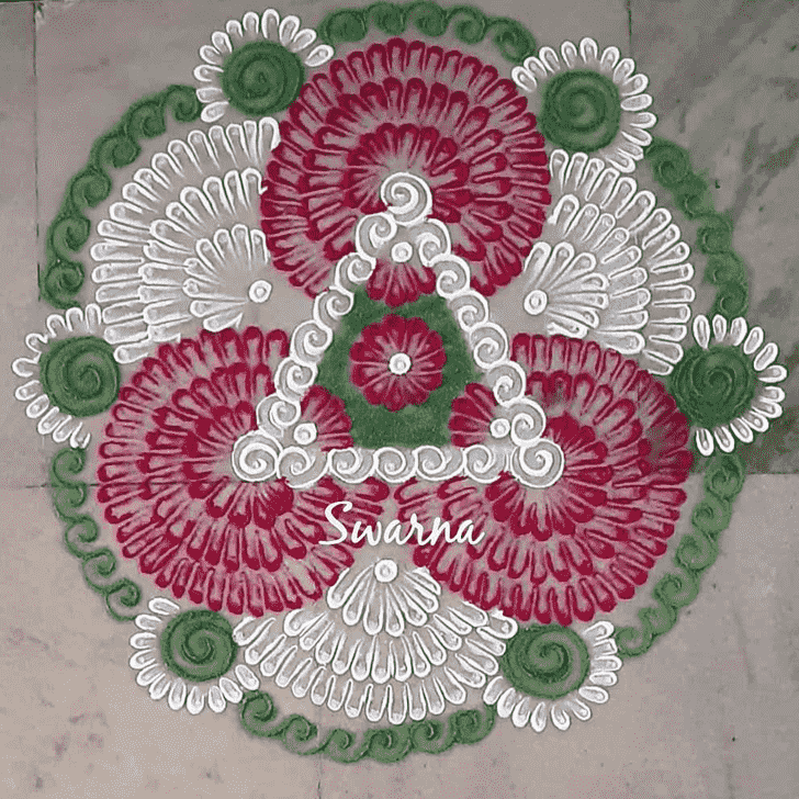 Inviting Stunning Rangoli