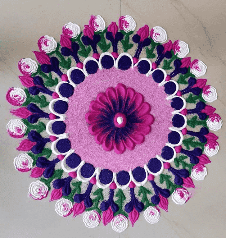 Pretty Stunning Rangoli