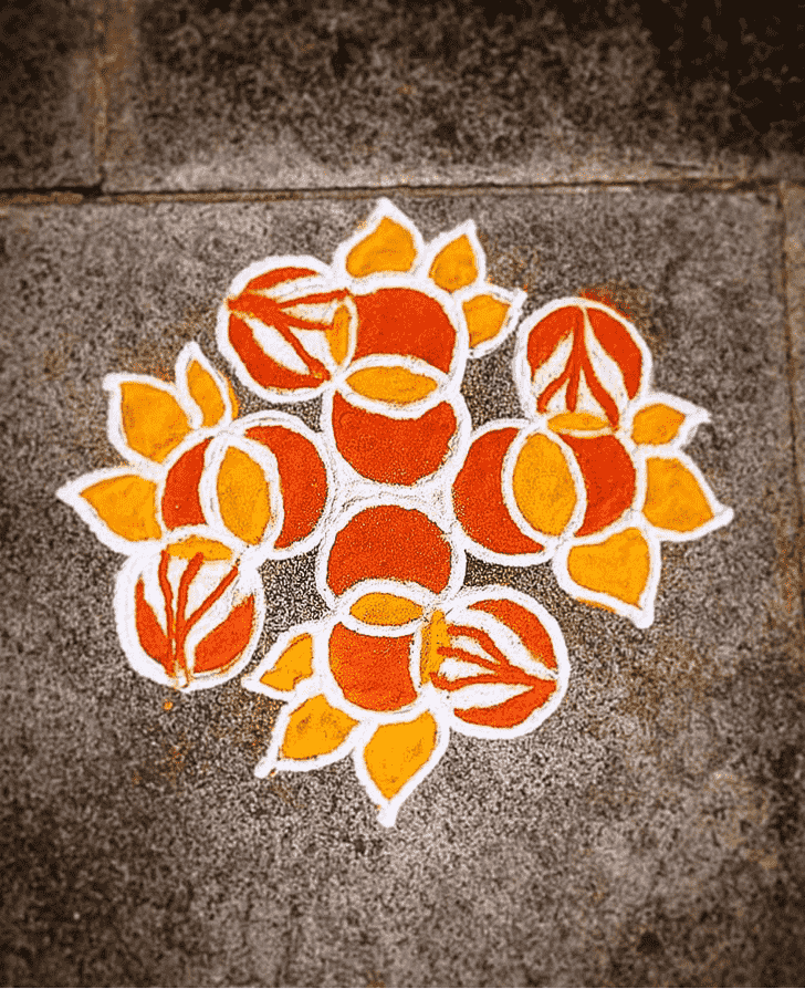 Refined Stunning Rangoli