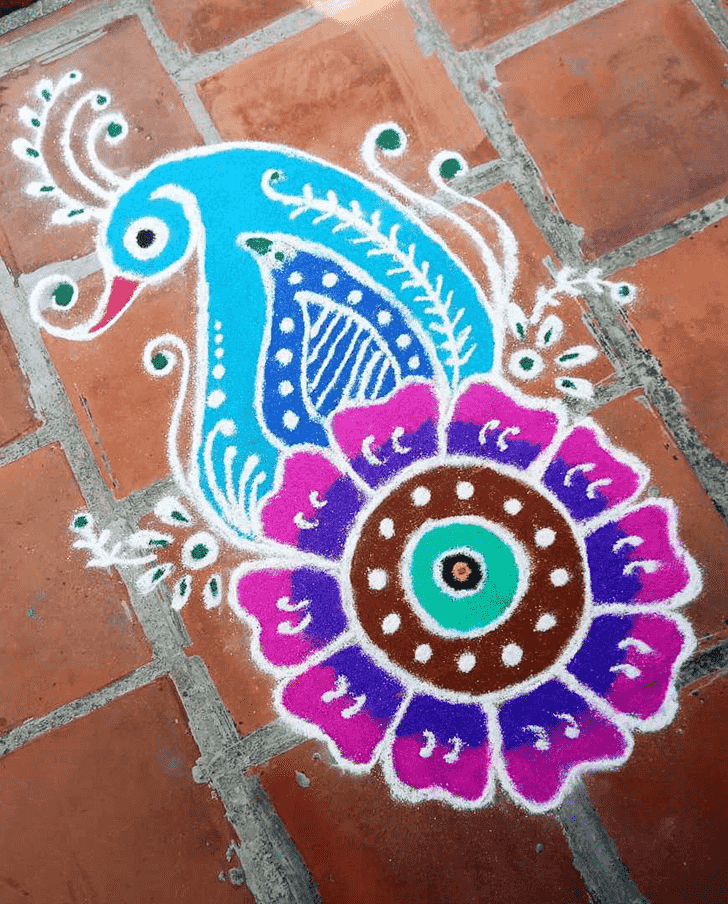 Shapely Stunning Rangoli