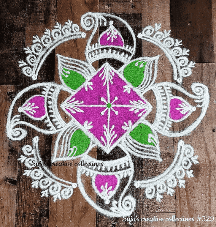 Dazzling Swaminarayan Jayanti Rangoli