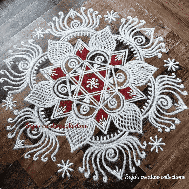 Swaminarayan Jayanti Rangoli