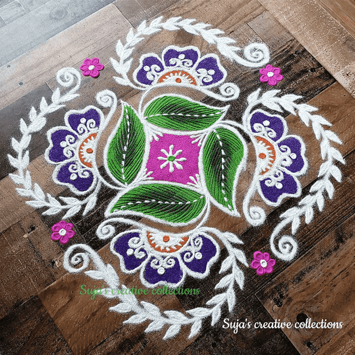 Enticing Swaminarayan Jayanti Rangoli