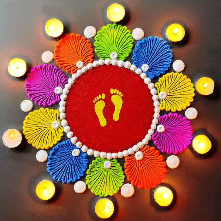 Appealing Switzerland Rangoli