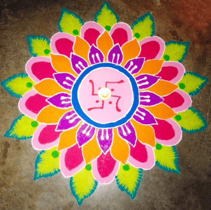 Charming Switzerland Rangoli