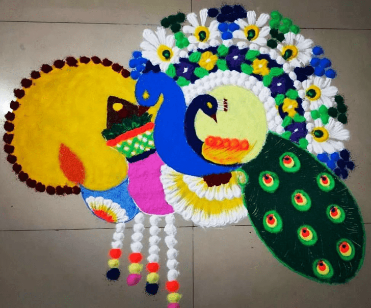 Delightful Switzerland Rangoli