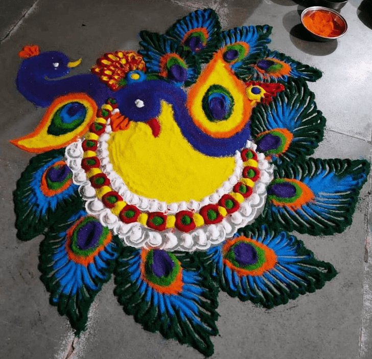 Exquisite Switzerland Rangoli