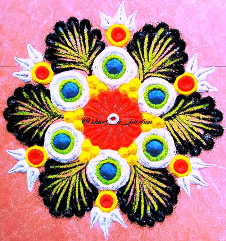 Fetching Switzerland Rangoli