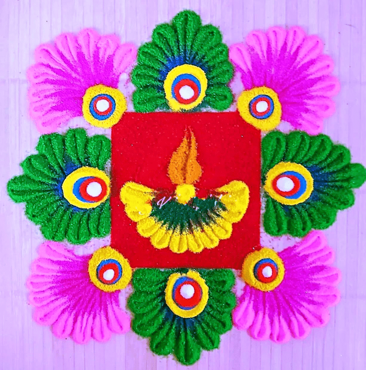 Splendid Switzerland Rangoli