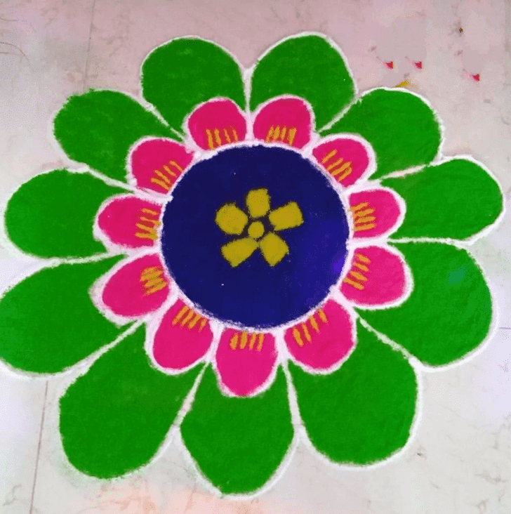 Wonderful Switzerland Rangoli Design