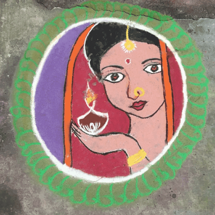 Inviting Tamil Rangoli