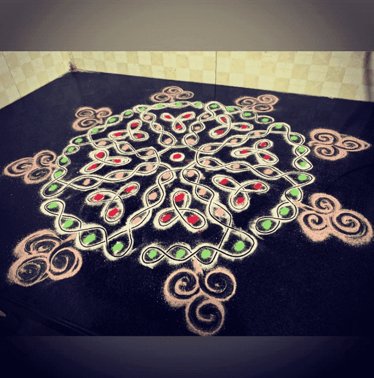 Magnetic Tamil Rangoli