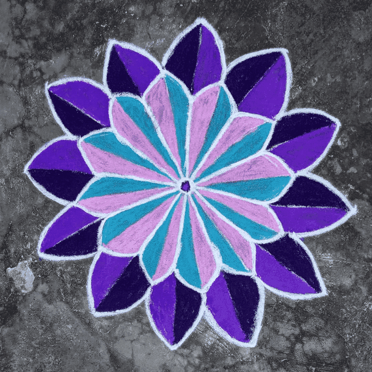 Magnificent Tamil Rangoli