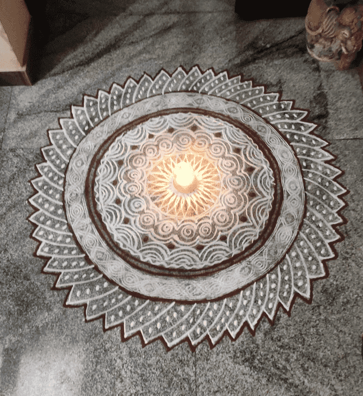 Pretty Tamil Rangoli