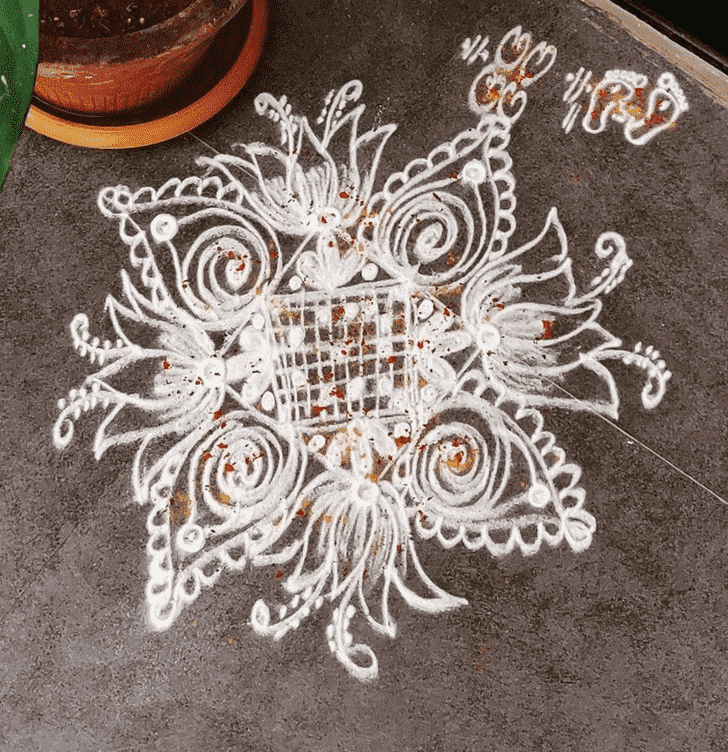 Superb Tamil Rangoli