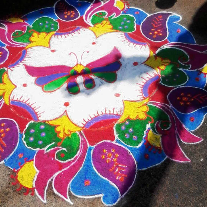 Refined Titli Rangoli