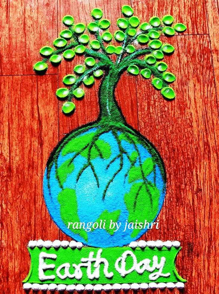 Exquisite Tree Rangoli