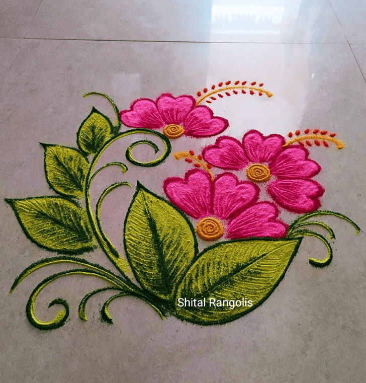 Inviting Trending Rangoli