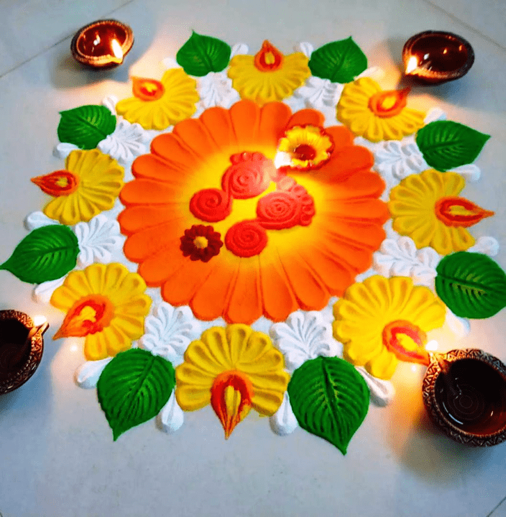 Magnetic Trending Rangoli