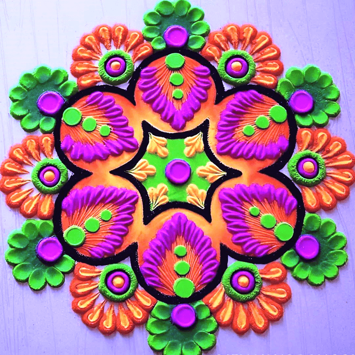 Marvelous Trending Rangoli