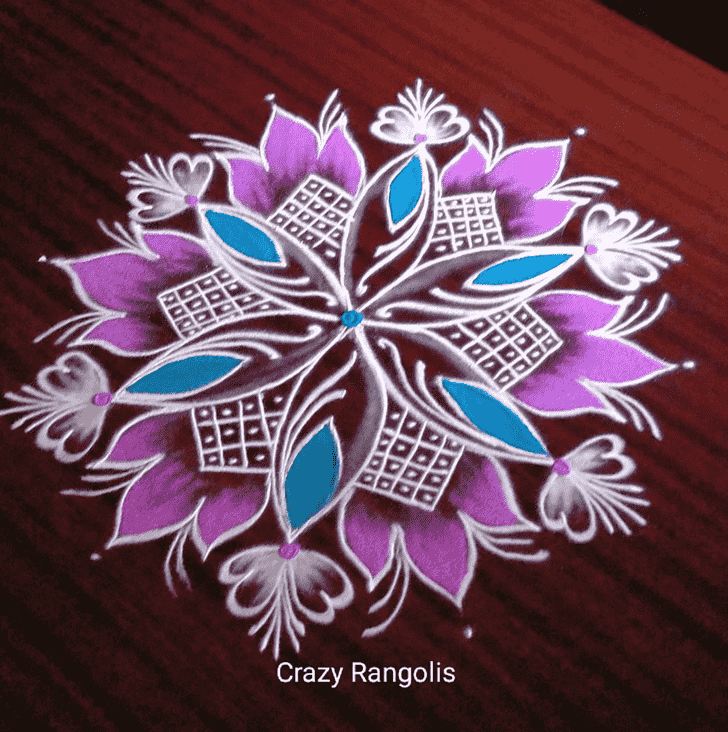 Dazzling Tula Sankranti Rangoli