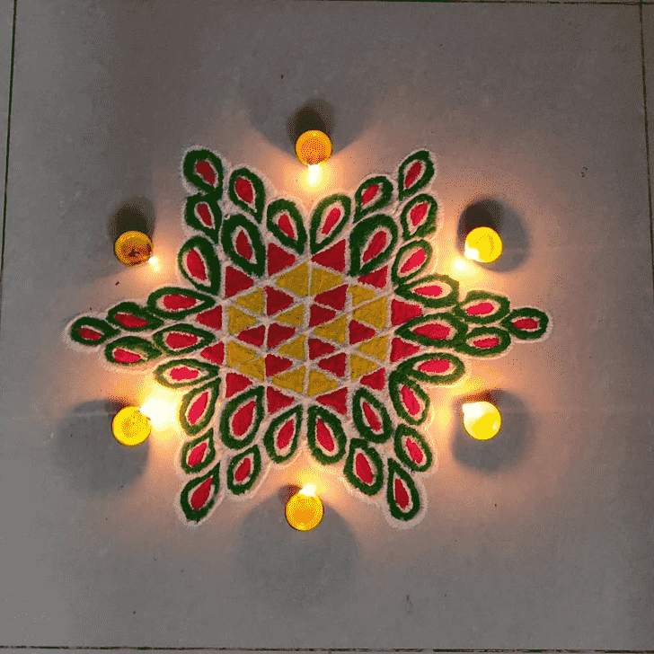 Tula Sankranti Rangoli