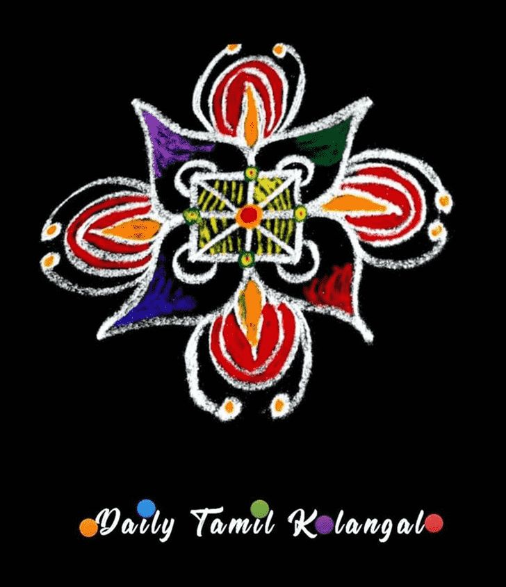 Elegant Tula Sankranti Rangoli